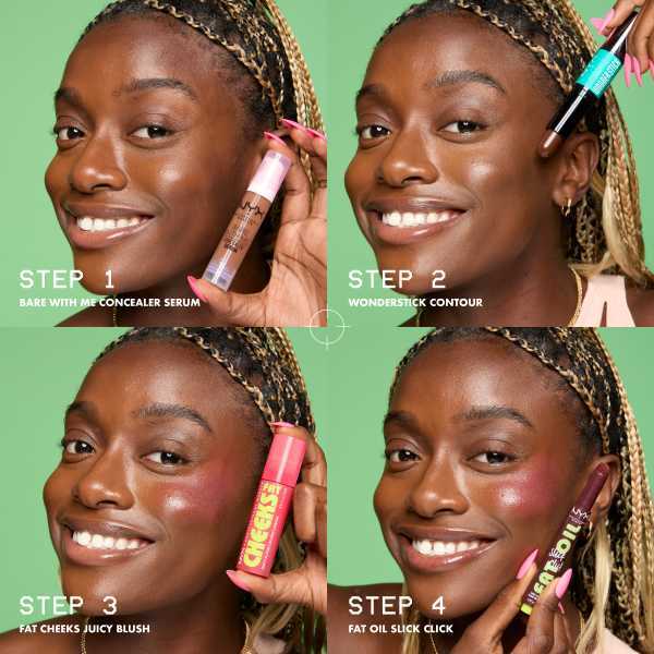 NYX Professional Makeup liquid blush Bouncin Berry, imported from the UK