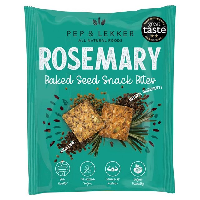 Rosemary Baked Seed Prebiotic Snack Bites   30g