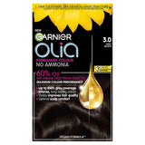 Garnier Olia Permanent No Ammonia Hair Dye Soft Black 3.0 Dark Sainsburys   