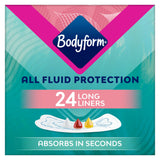 Bodyform Extra Protection Long Liner x24 feminine care Sainsburys   