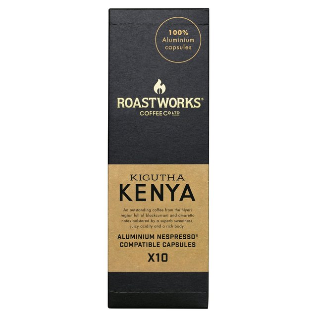 Roastworks Kenya Nespresso Compatible Capsules   10 per pack GOODS M&S   