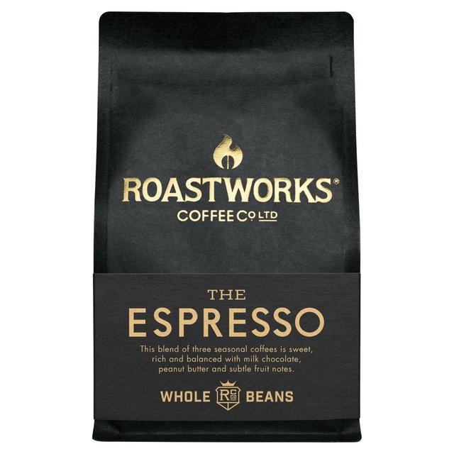 Roastworks Espresso Whole Bean Coffee   200g