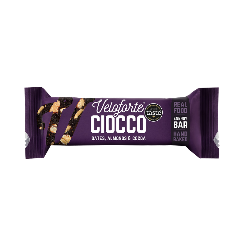 Veloforte Ciocco energy bar dates almonds cocoa 55g - British product