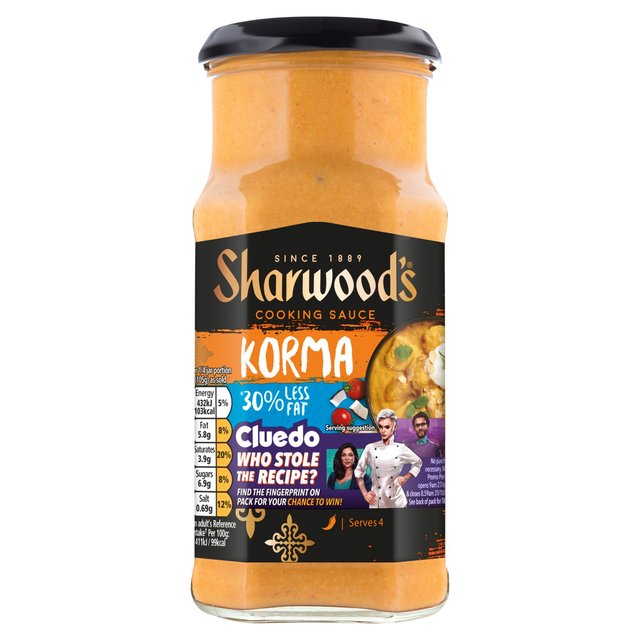 Sharwood's Korma 30% Less Fat Cooking Sauce   420g GOODS M&S   