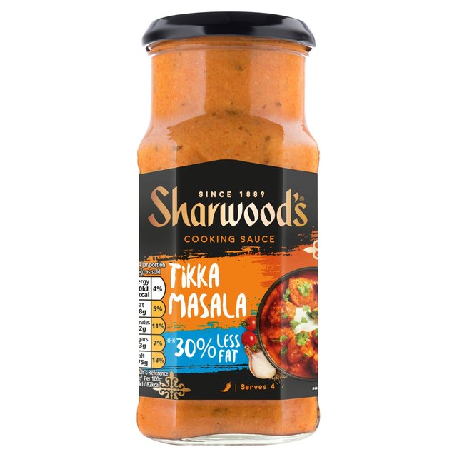 Sharwood's Tikka Masala 30% Less Fat Cooking Sauce   420g GOODS M&S   