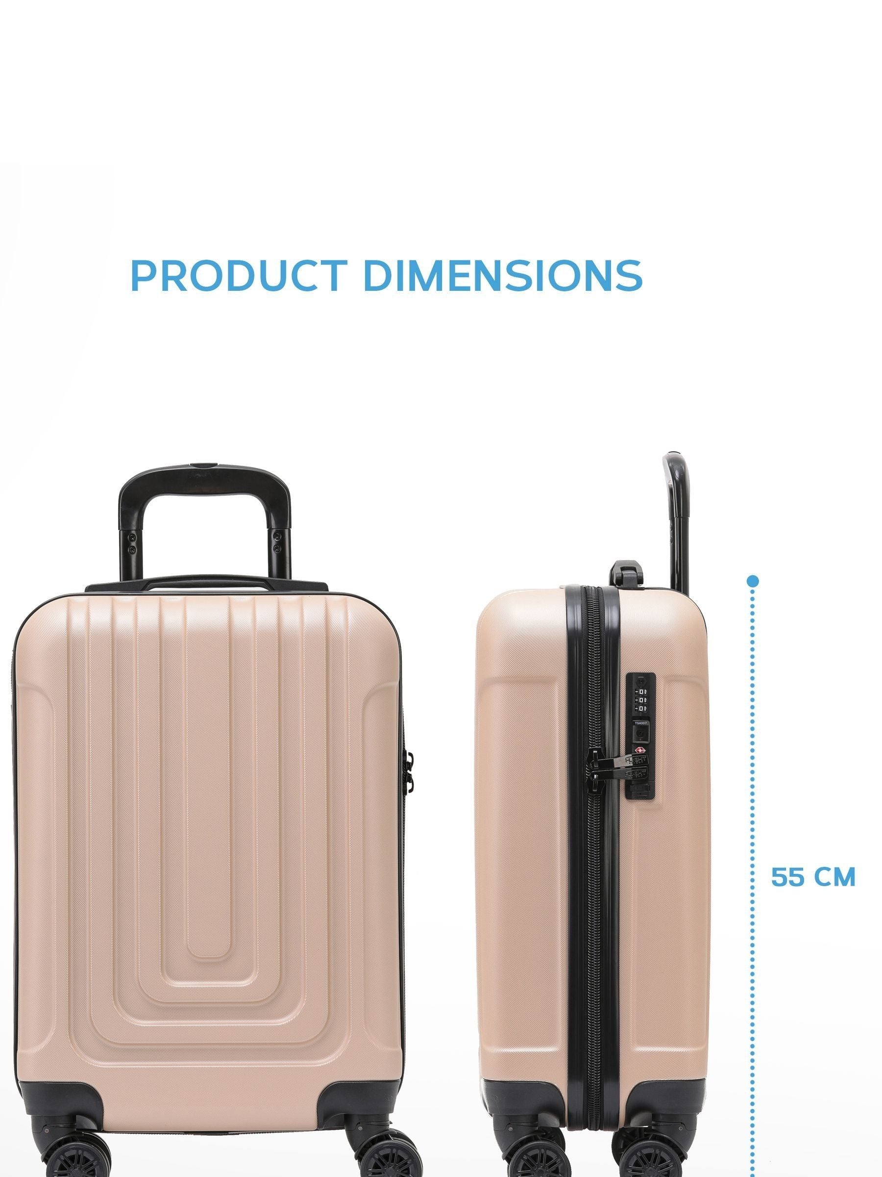 Flight Knight Champagne cabin suitcase 55x35x20cm (British brand)