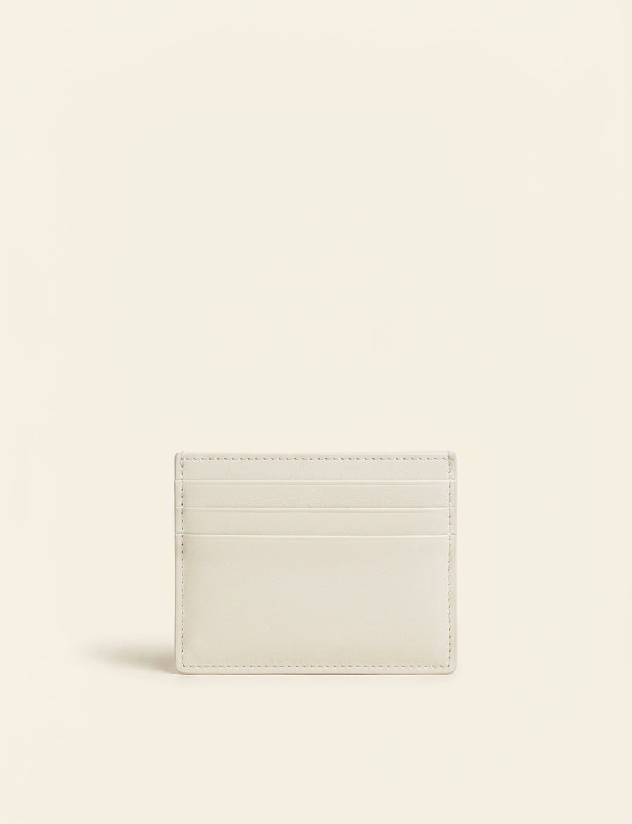 Prada enamelled logo leather card holder - British product