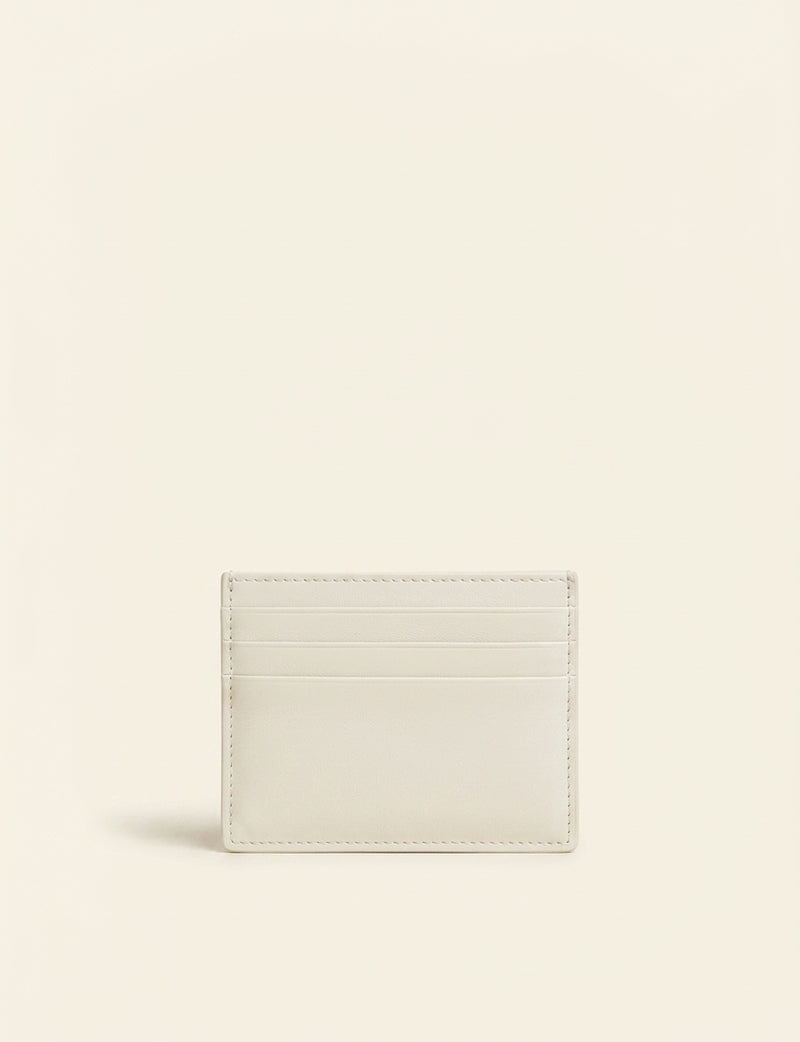 Prada enamelled logo leather card holder - British product