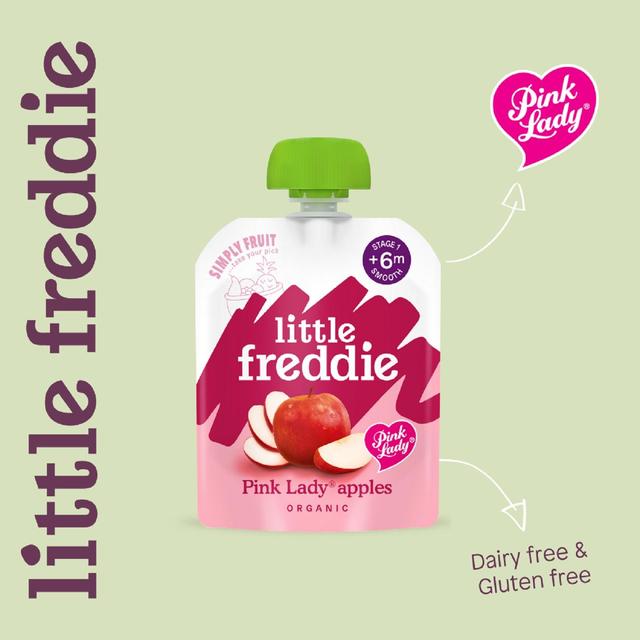 Little Freddie Pink Lady Apples Organic Pouch 6 mths+   70g