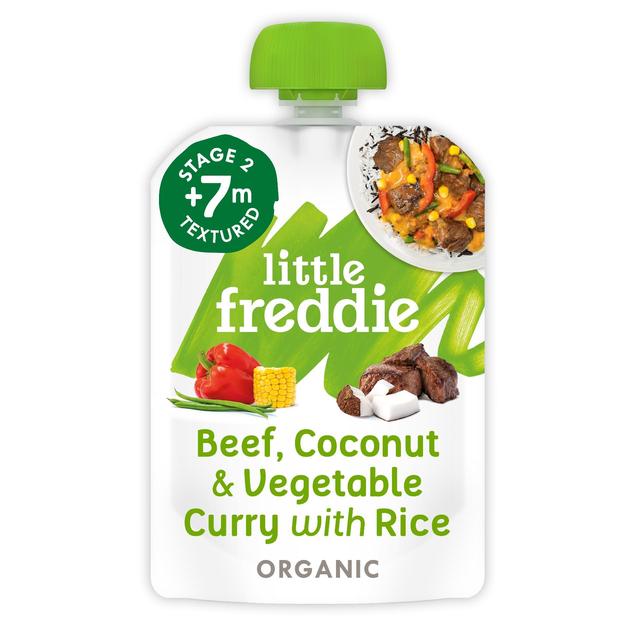 Little Freddie Beef Coconut Curry Organic Pouch 7 months+   130g