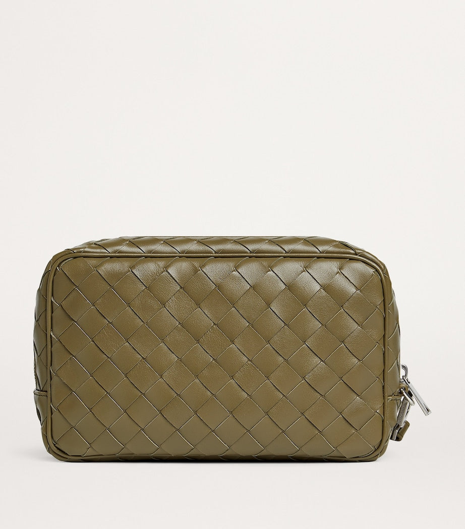 Bottega Veneta Intrecciato leather pouch, imported from the UK