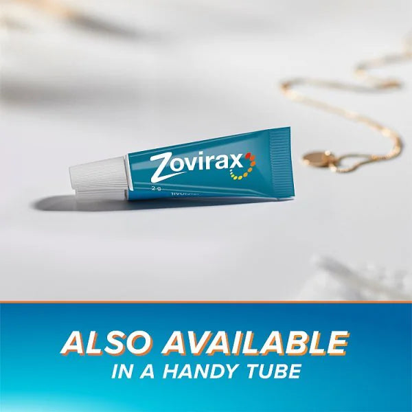 Zovirax cold sore cream Aciclovir 2g pump (British brand)
