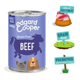 Edgard & Cooper Adult Grain Free Wet Dog Food with Beef   400g GOODS M&S   