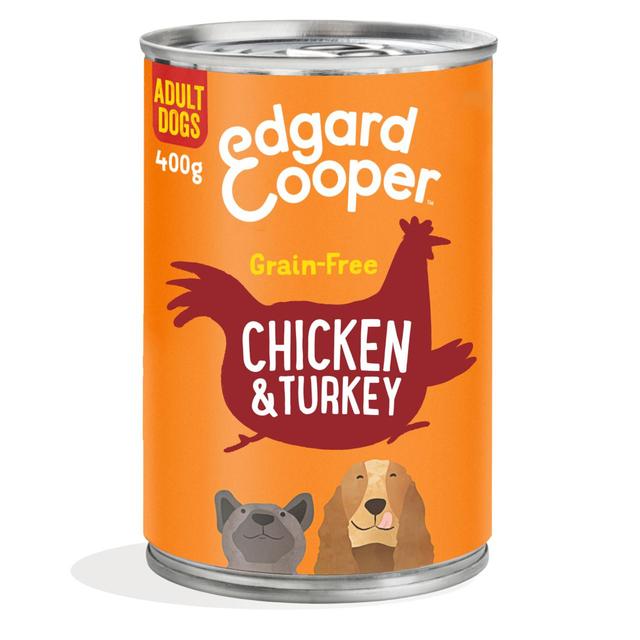 Edgard & Cooper Adult Grain Free Wet Dog Food with Chicken & Turkey   400g GOODS M&S   