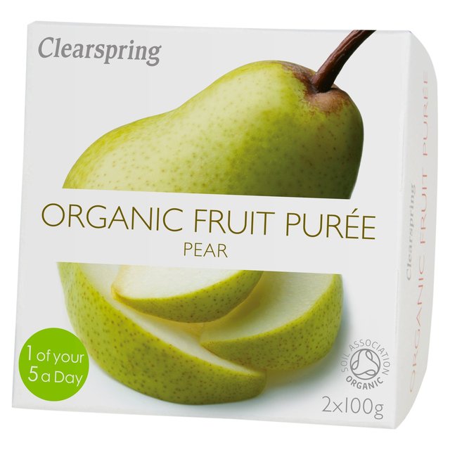 Clearspring Organic Pear Puree   2 x 100g GOODS M&S   