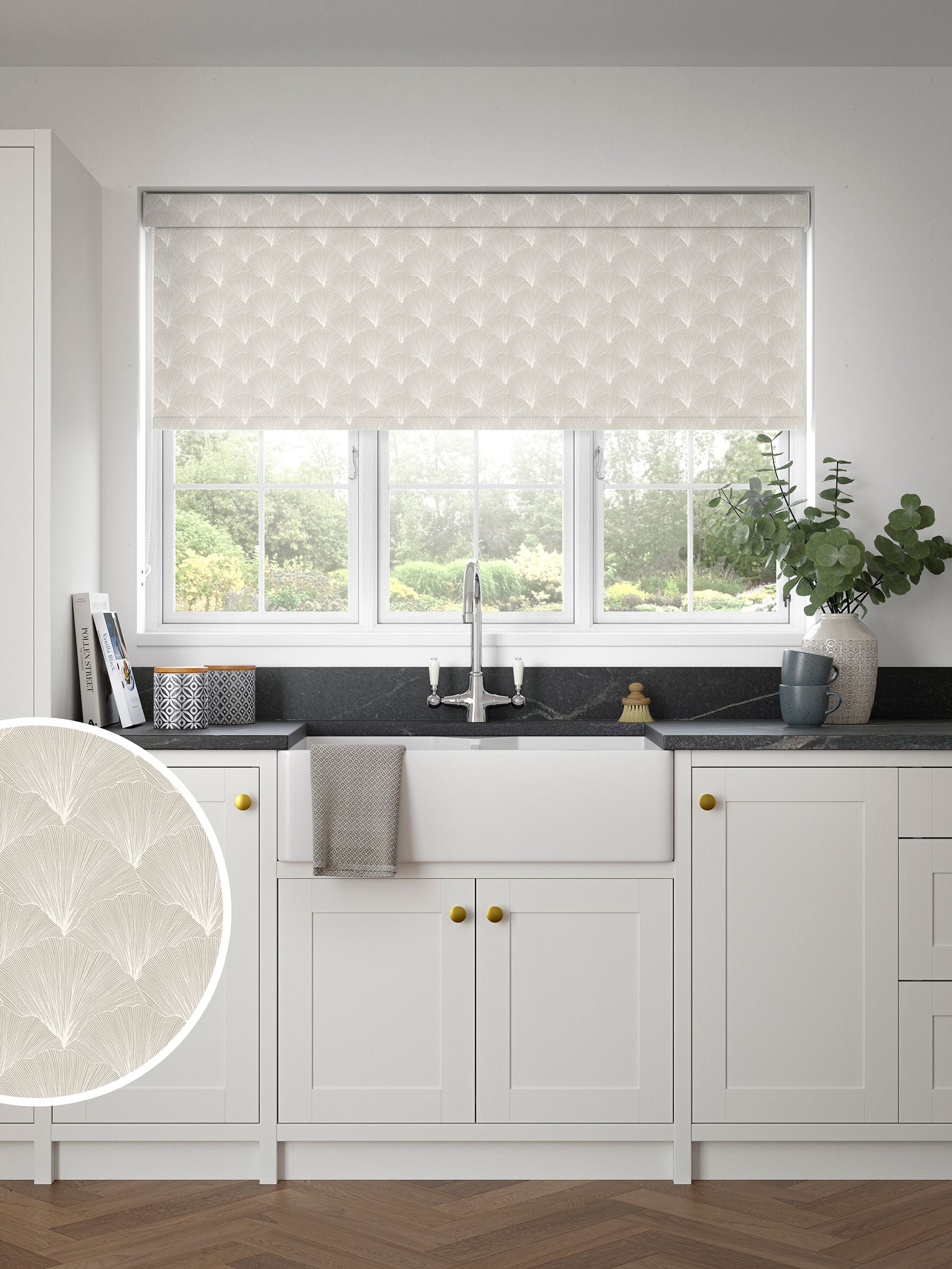 Next Natural Kilim made to measure roller blind - British product