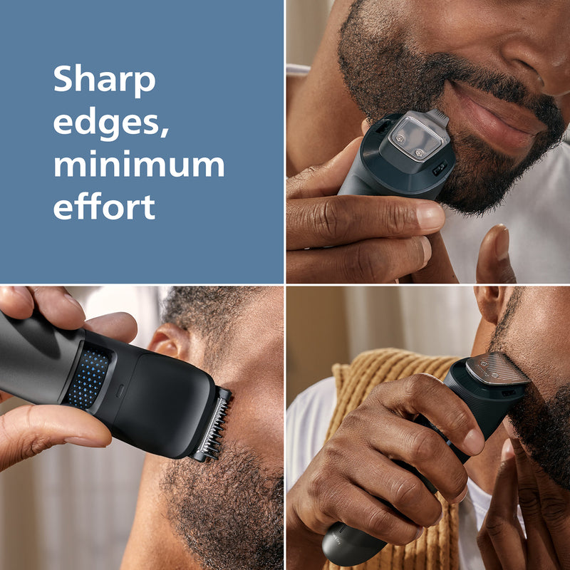 Philips Series 7000 beard trimmer with hair collector (British brand)