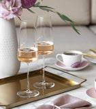 Villeroy & Boch crystal MetroChic champagne flutes 120ml (British brand)
