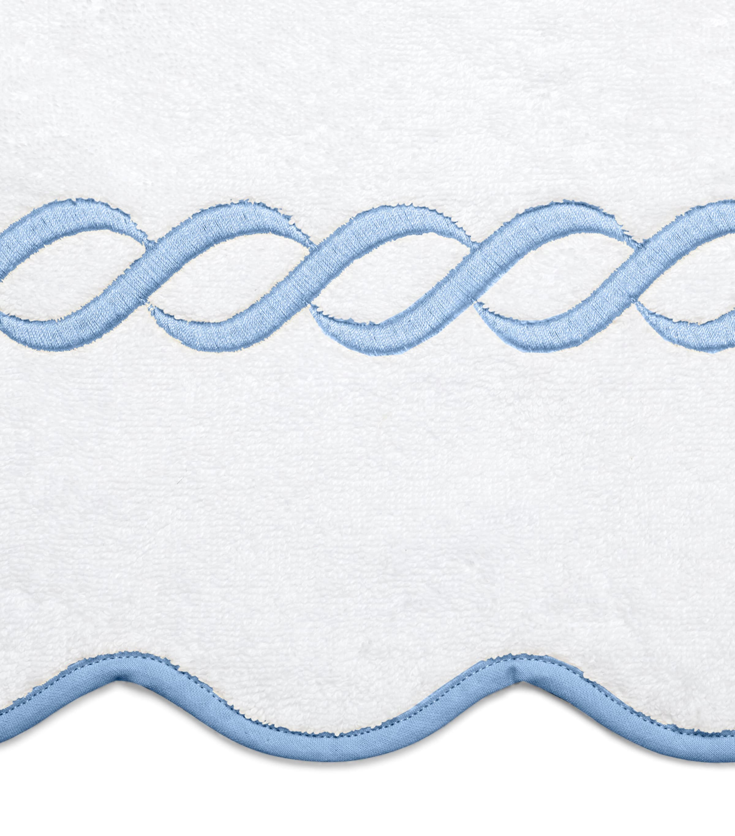 Pratesi cotton Treccia bath sheet 100cm x 180cm, imported from the UK