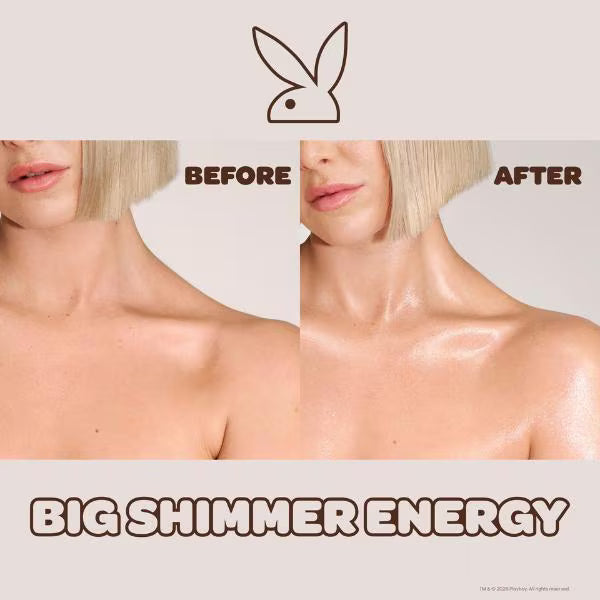Playboy Shimmer Fragrance Mist pear rose 250ml, imported from the UK