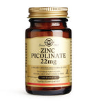Solgar zinc picolinate 22mg dietary supplement 100 tablets (British brand)