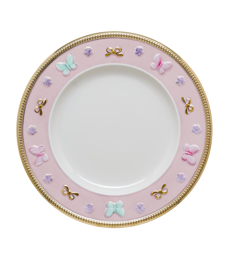 VILLARI Blooming Butterfly soup bowl 21cm (British brand)