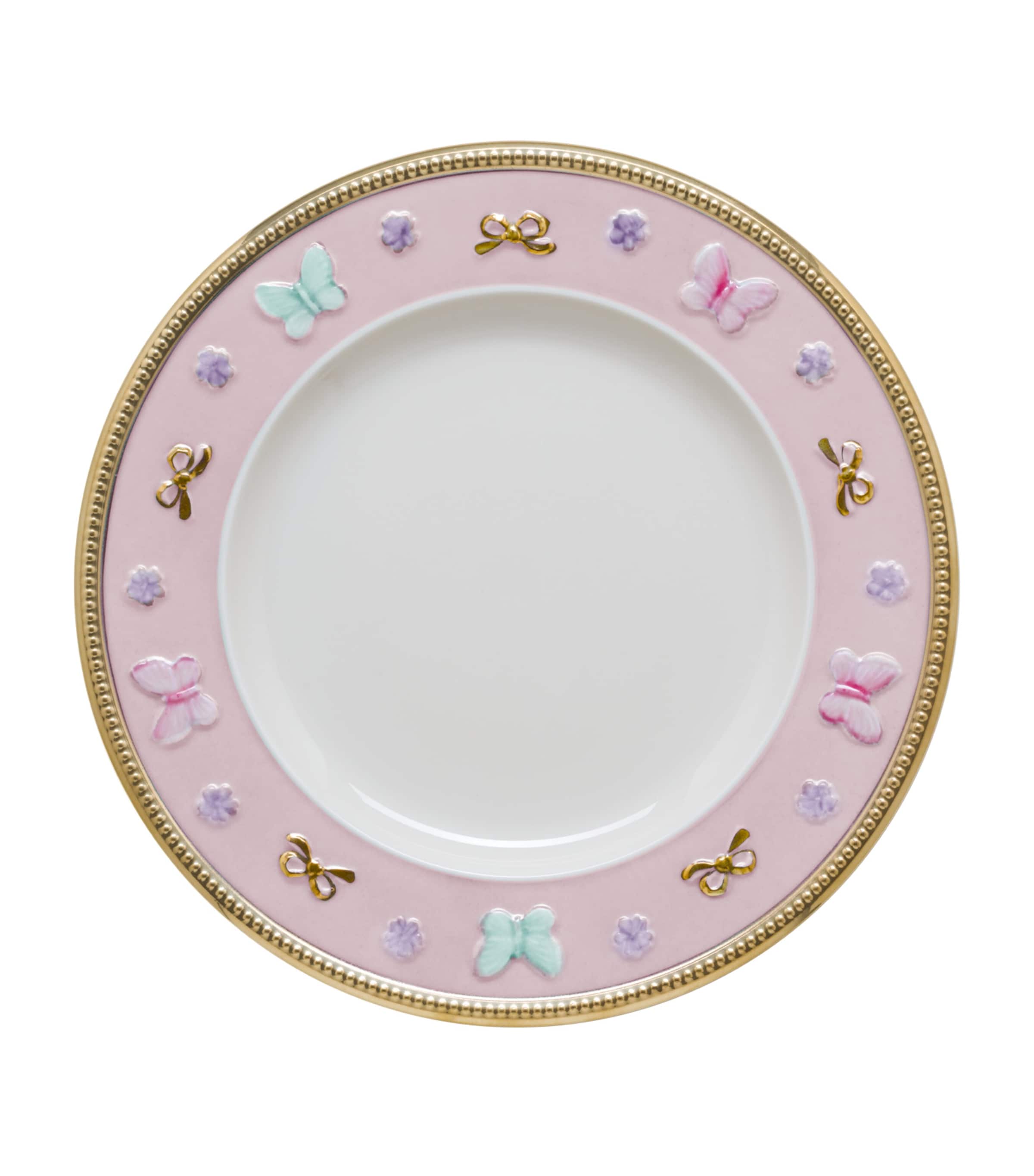 VILLARI Blooming Butterfly soup bowl 21cm (British brand)