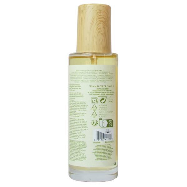 Wanderflower Hair & Body Oil 130ml, imported from the UK