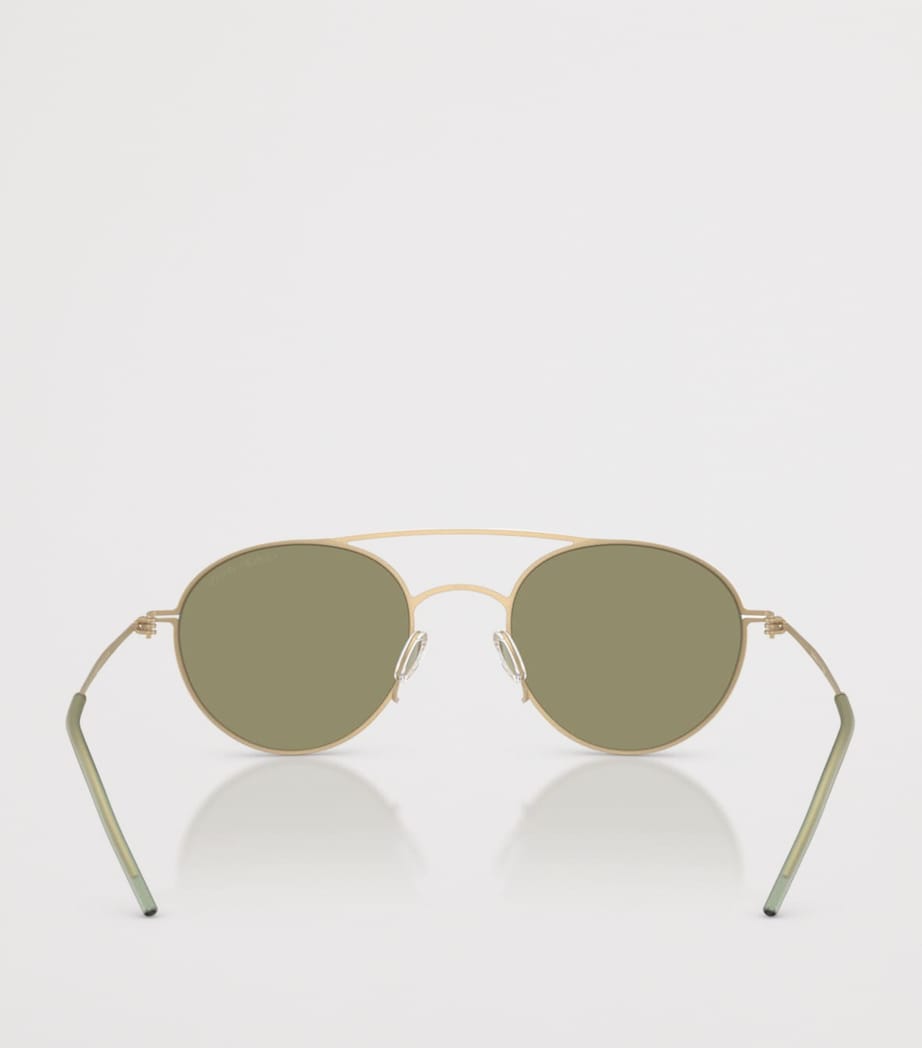 Giorgio Armani round metal sunglasses AR6169 (British brand)