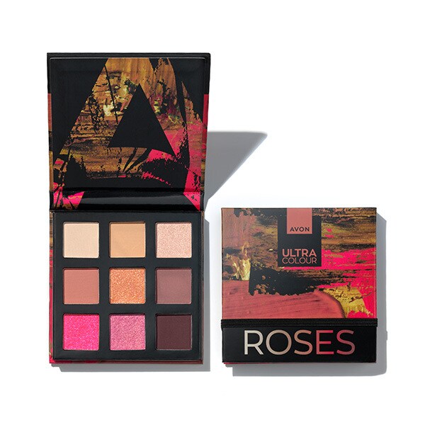 Roses eyeshadow palette multi-finish collection (British brand)