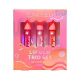 Sunkissed lip dew trio gift set 3x4.3ml, UK version