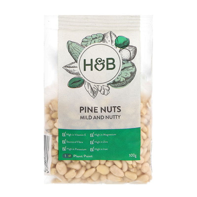 Holland & Barrett pine nuts 100g, UK version