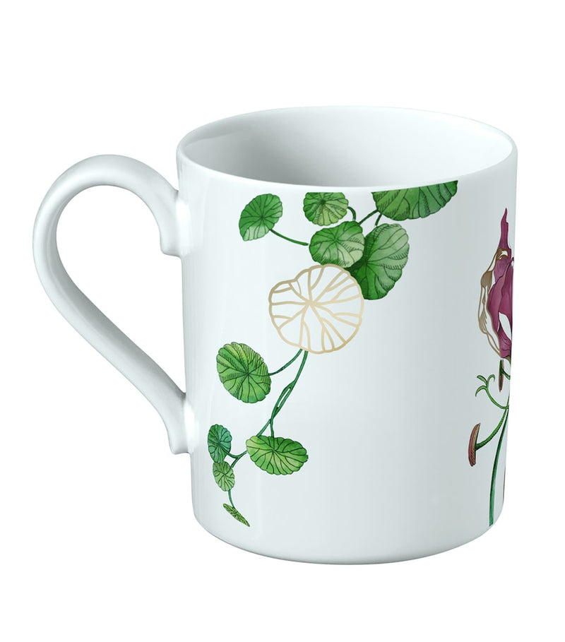 Villeroy & Boch Avarua mug with tropical bird and botanical design, 320ml capacity (British brand)