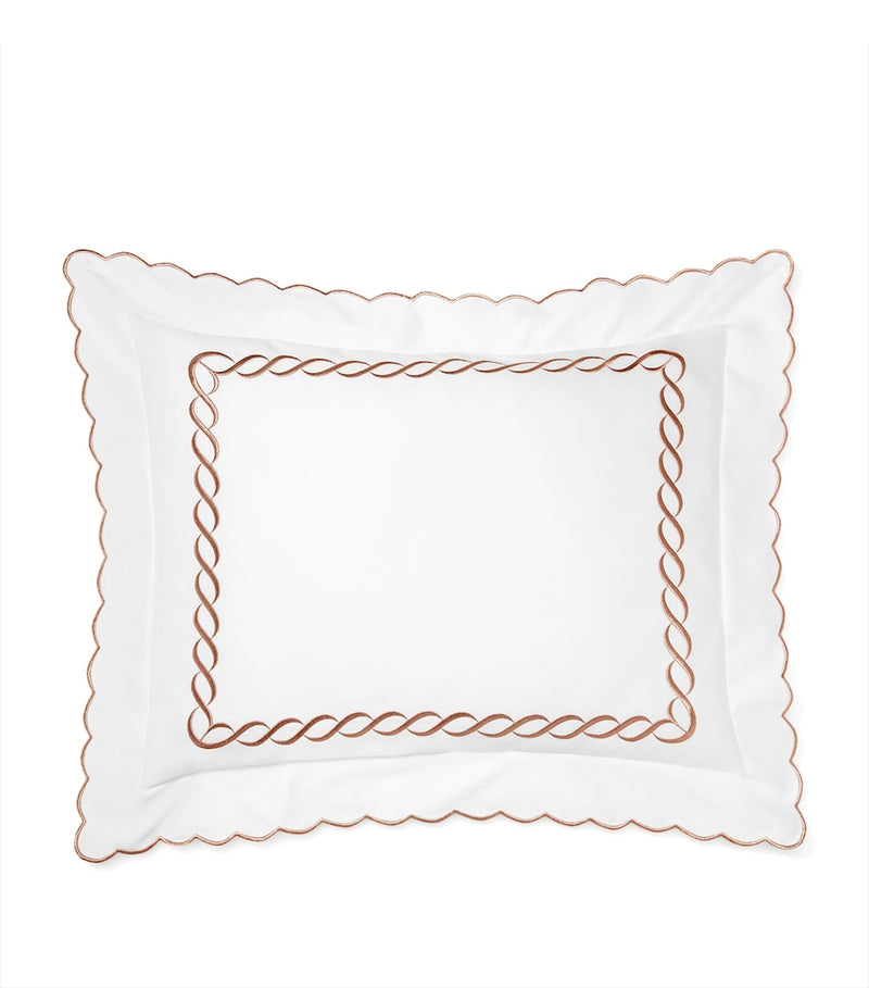 Pratesi Treccia Splendore pillowcase 50cm x 90cm (British brand)