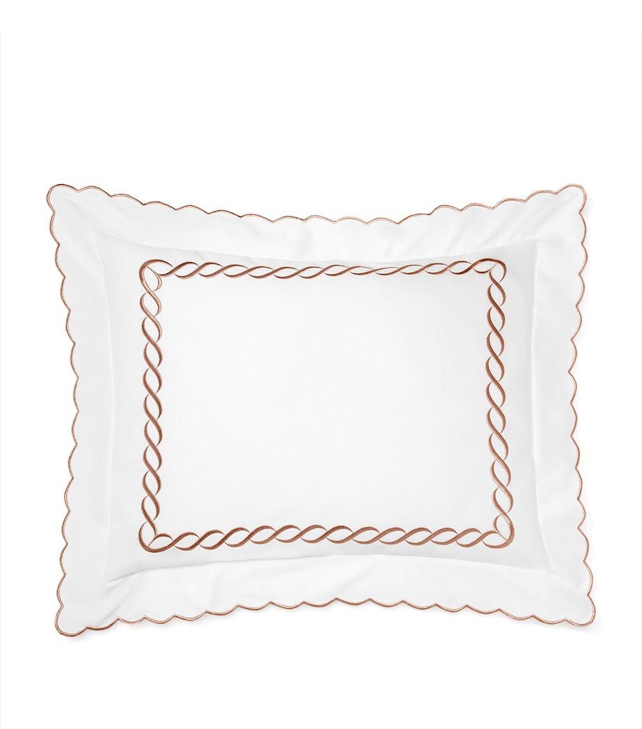 Pratesi Treccia Splendore pillowcase 50cm x 90cm (British brand)