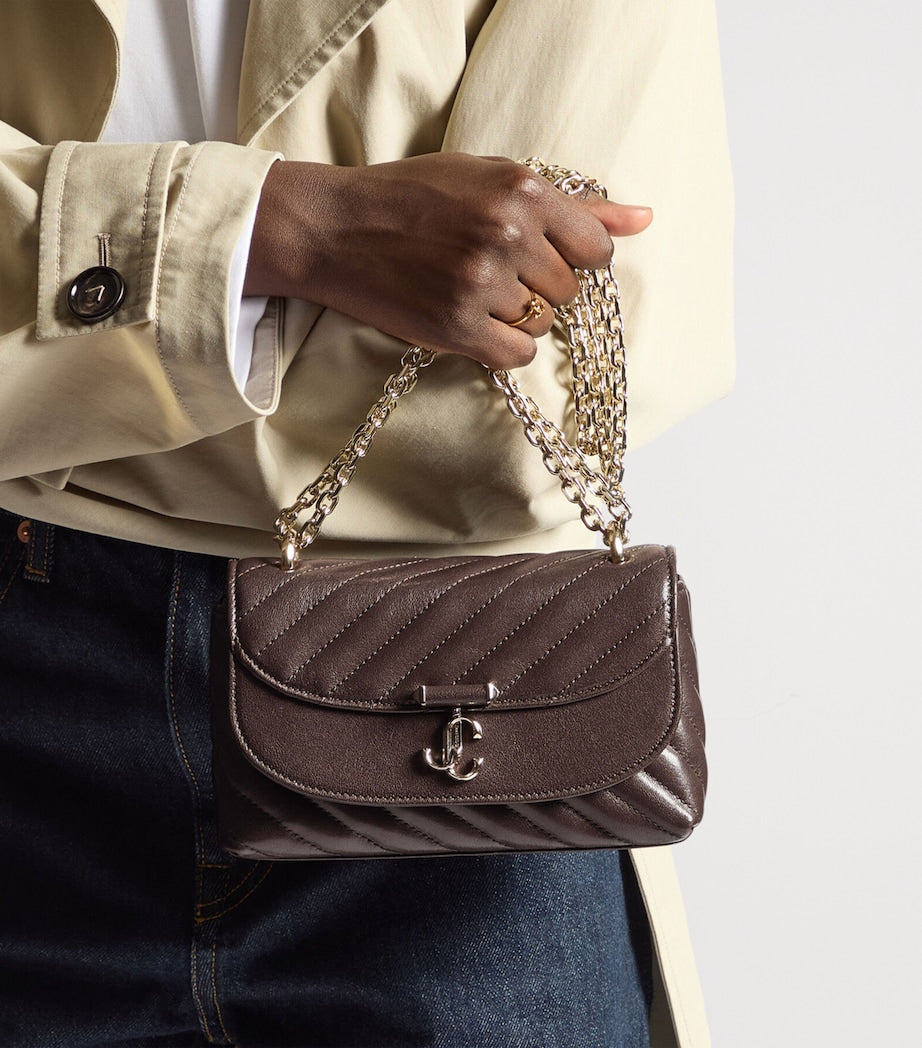 Jimmy Choo Curve cross-body bag in lambskin leather (British brand)