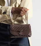 Jimmy Choo Curve cross-body bag in lambskin leather (British brand)