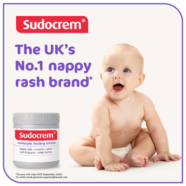 Sudocrem Antiseptic Healing Cream 250g (British brand)