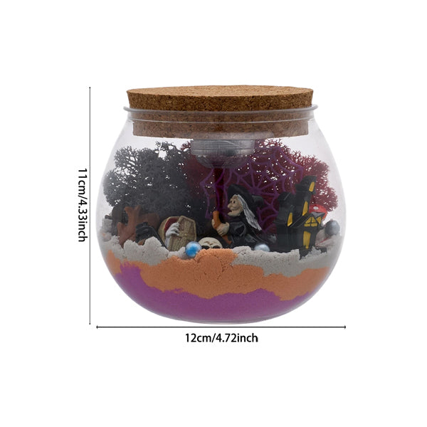 Livingandhome Halloween Terrarium Kit with accessories - British product