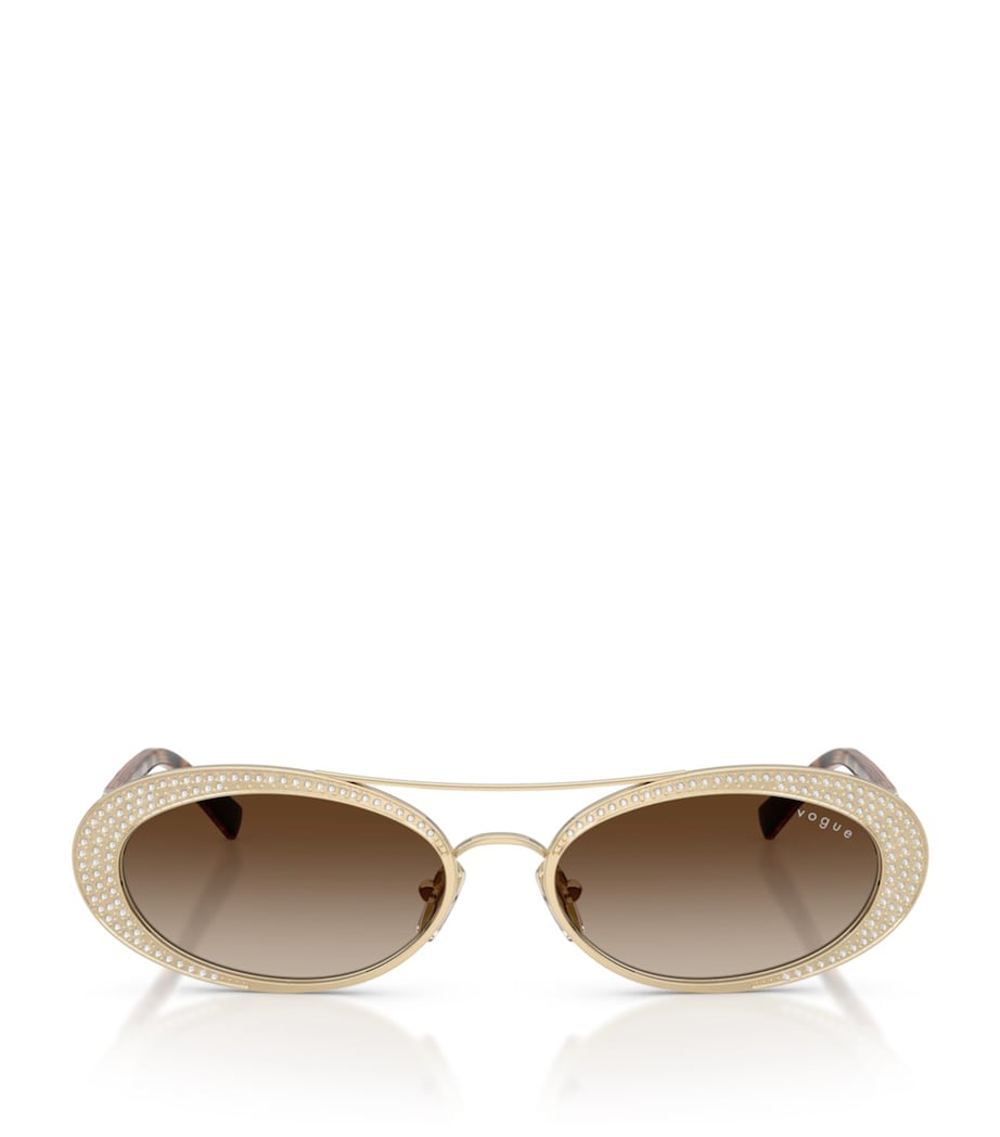Vogue rhinestone oval sunglasses - British product
