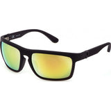 Police black SPLF63 sunglasses with durable frame, UK version