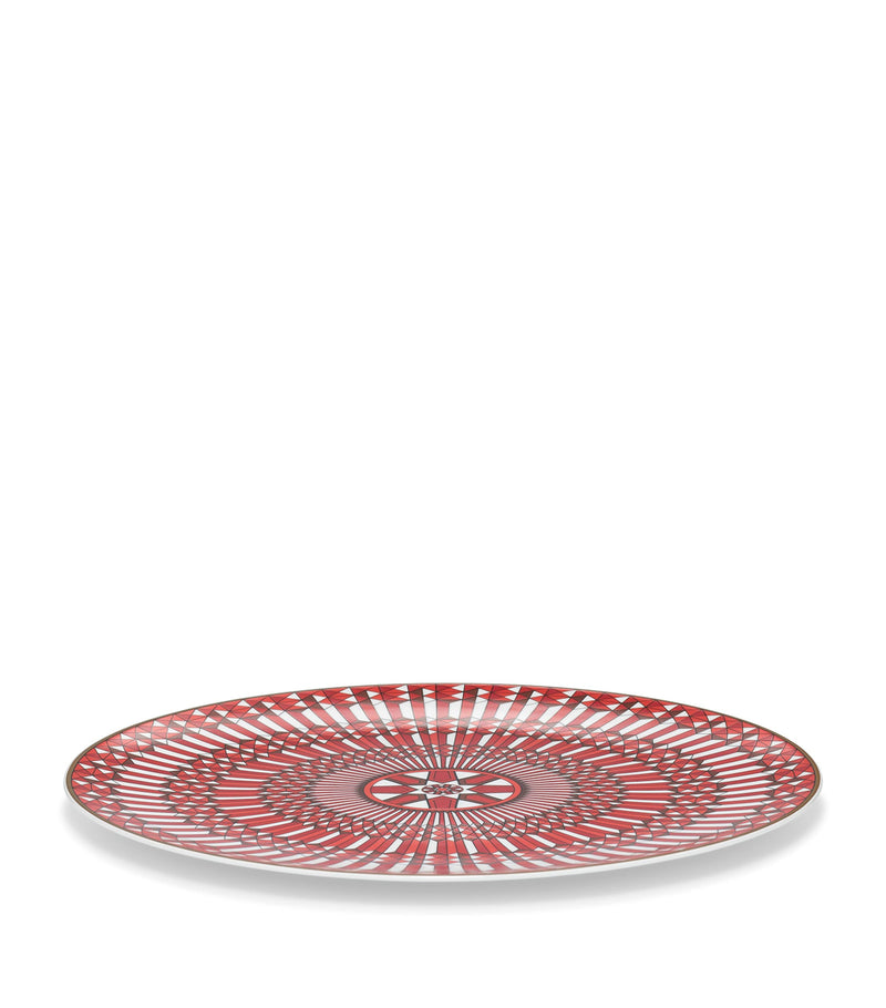 Baccarat Arcadia Red show plate 31cm - British product
