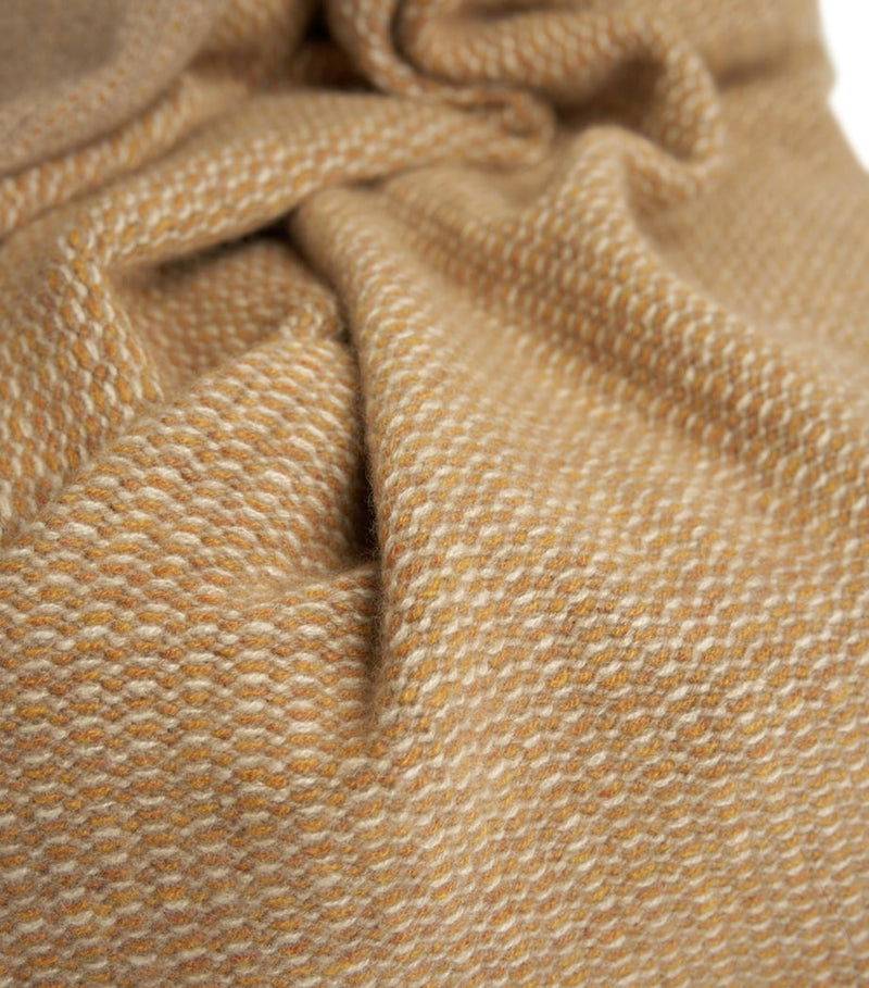 Oyuna cashmere Quadro throw 180x120cm, imported from the UK