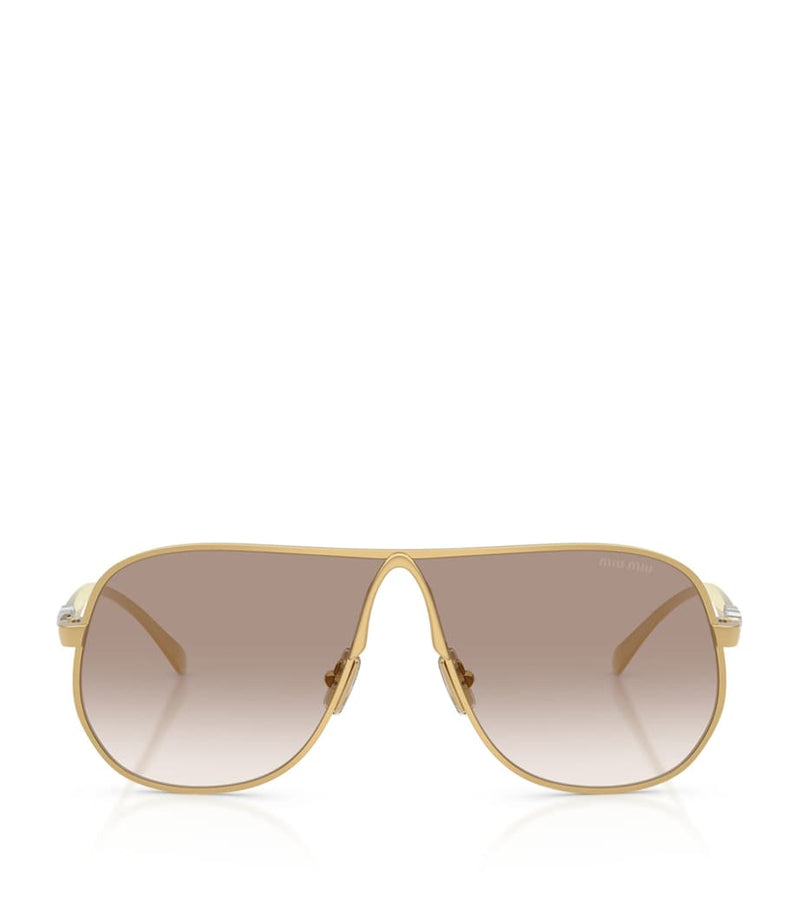 Miu Miu metal pilot sunglasses, imported from the UK