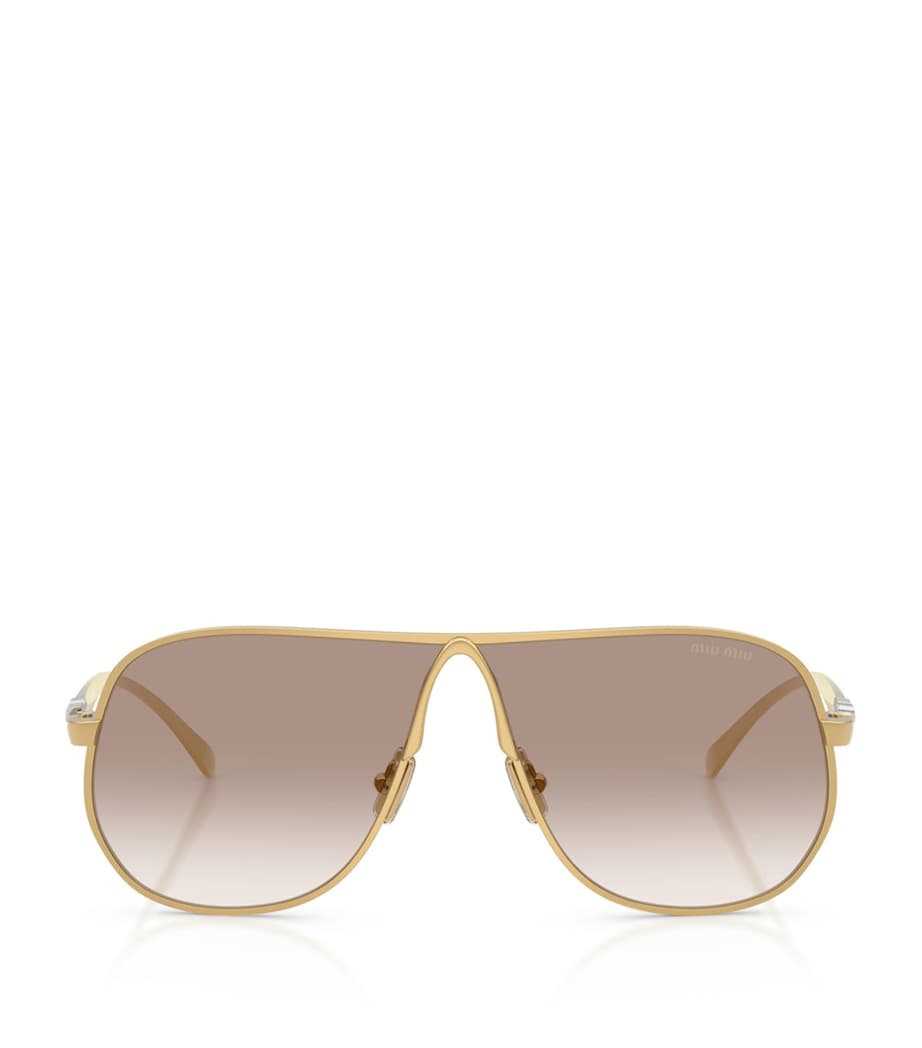 Miu Miu metal pilot sunglasses, imported from the UK
