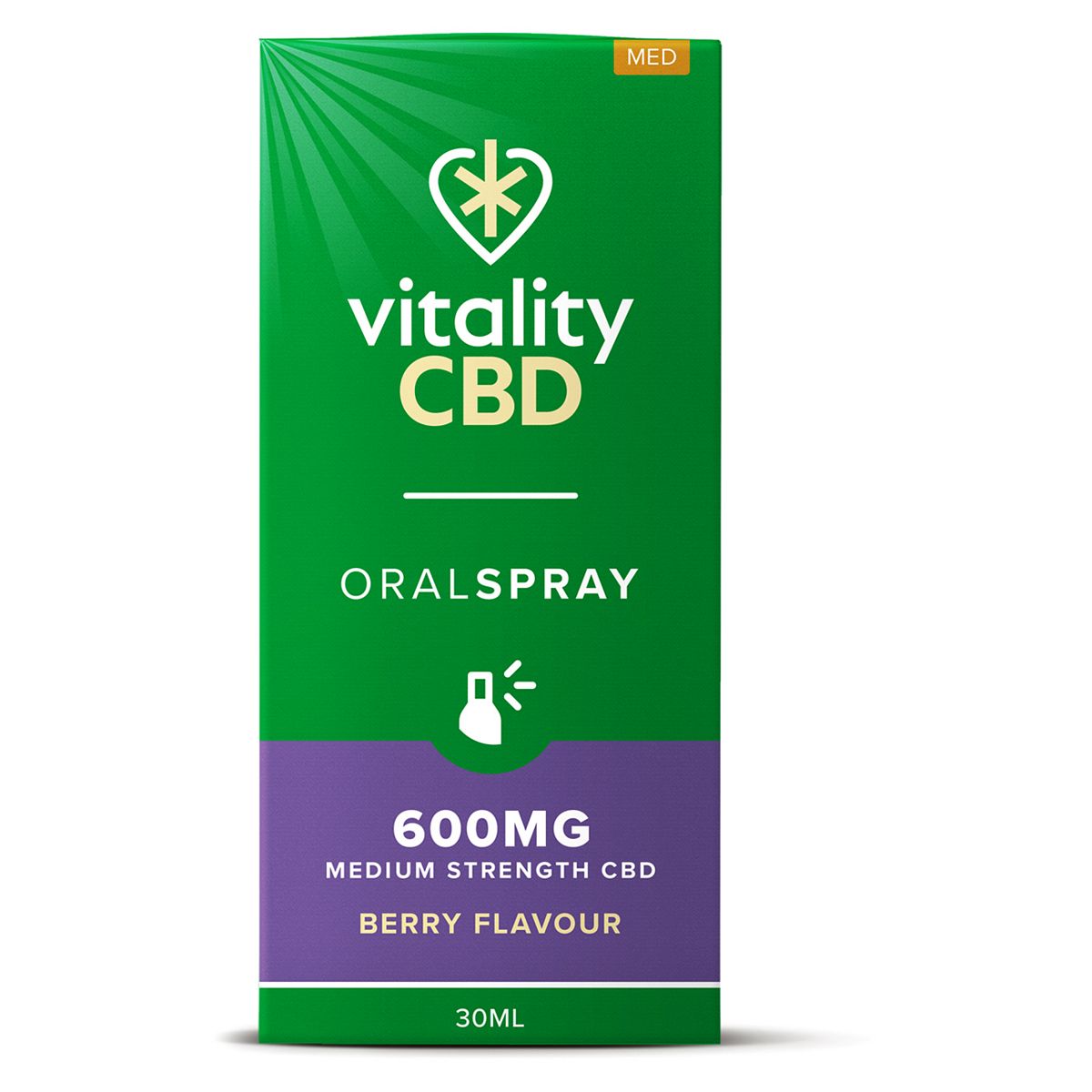 Vitality CBD 30ml Oral Spray 600MG Medium Strength CBD Berry Flavour GOODS Boots   