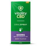 Vitality CBD 30ml Oral Spray 600MG Medium Strength CBD Berry Flavour GOODS Boots   