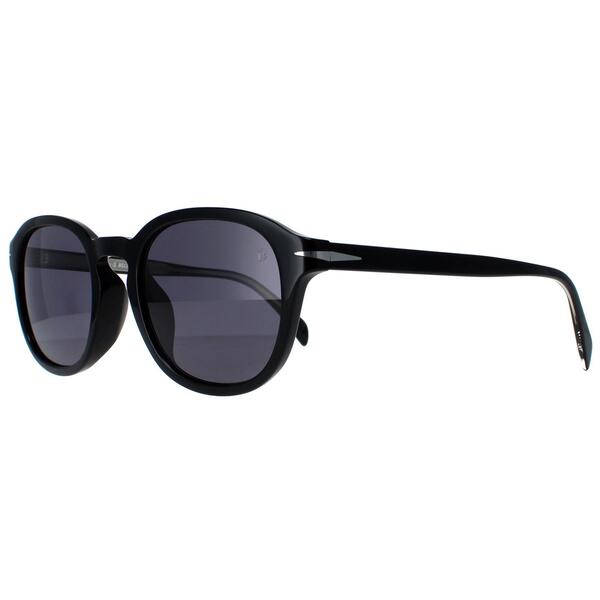 David Beckham DB1011/F/S black men sunglasses with polarized lenses, imported from the UK
