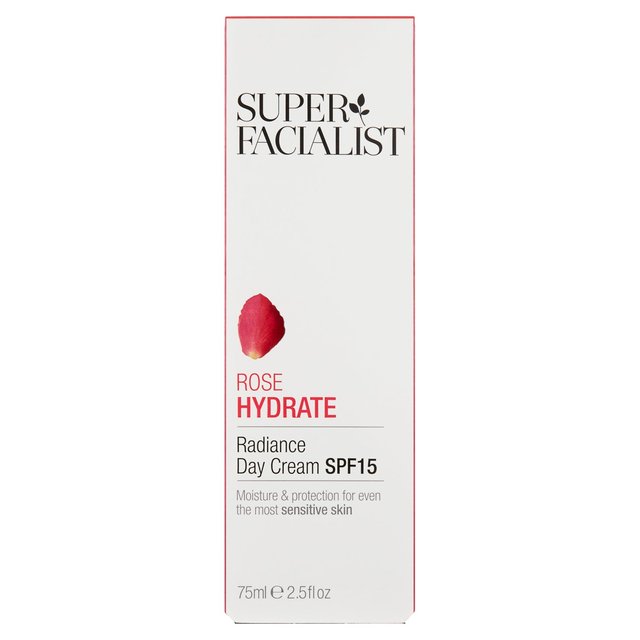 Super Facialist Rose Hydrating Day Cream SPF15   75ml GOODS M&S   