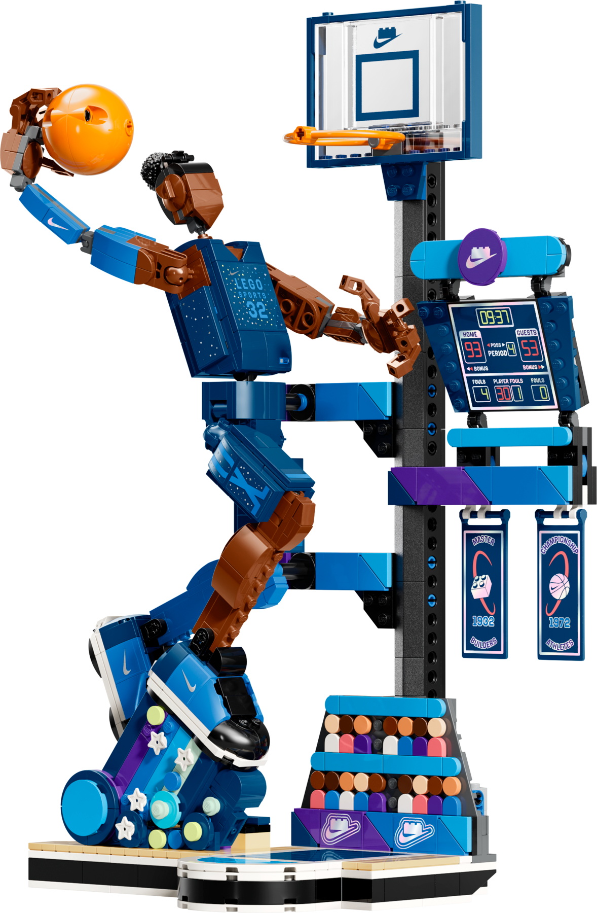 Nike Slam Dunk LEGO building set with 809 pieces (British brand)